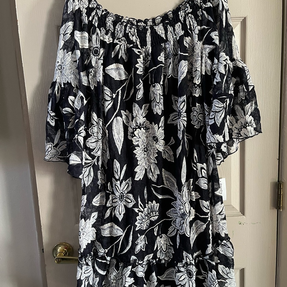 Womens casual boat neck dress